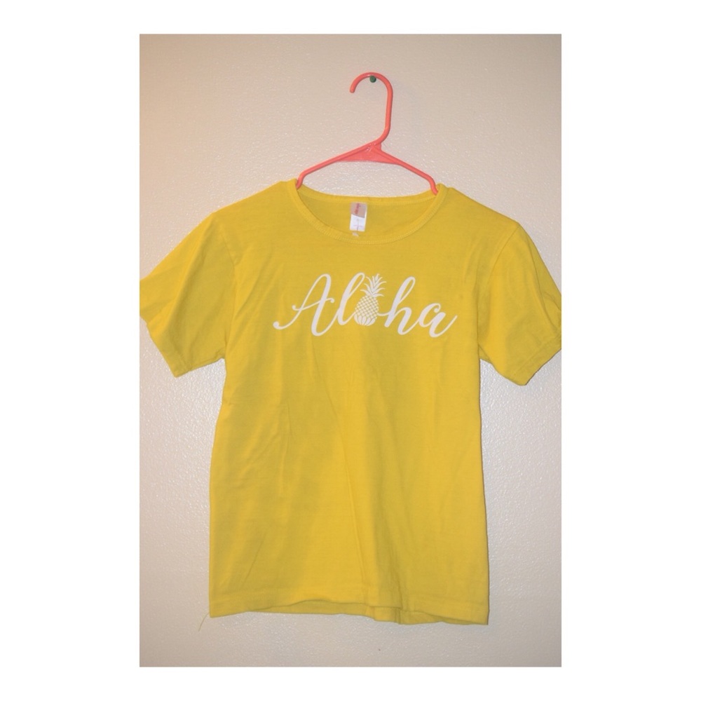 Yellow Hawaiian Aloha Pineapple Shirt
